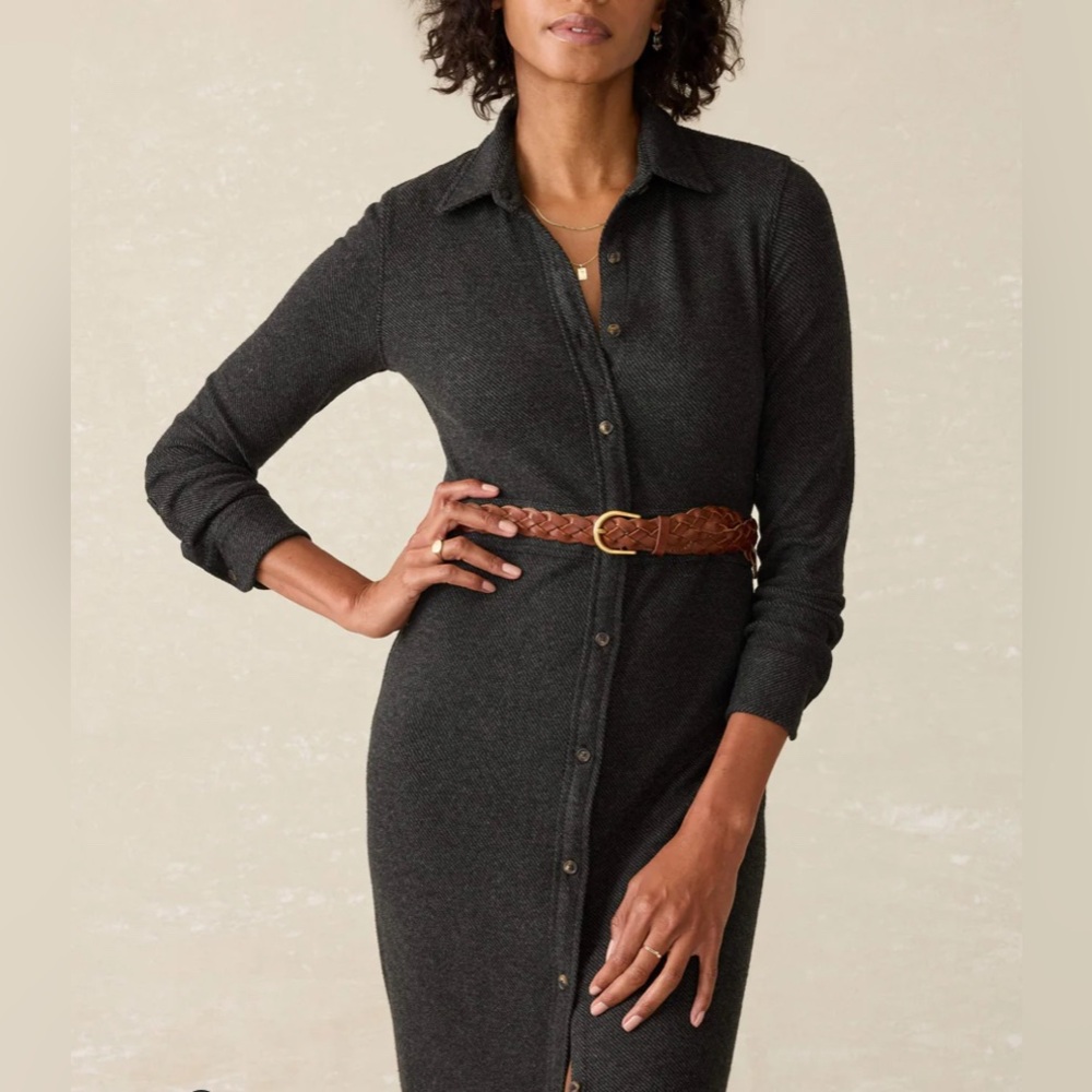 NWT Faherty Legend Sweater Maxi Dress - Picture 7 of 7